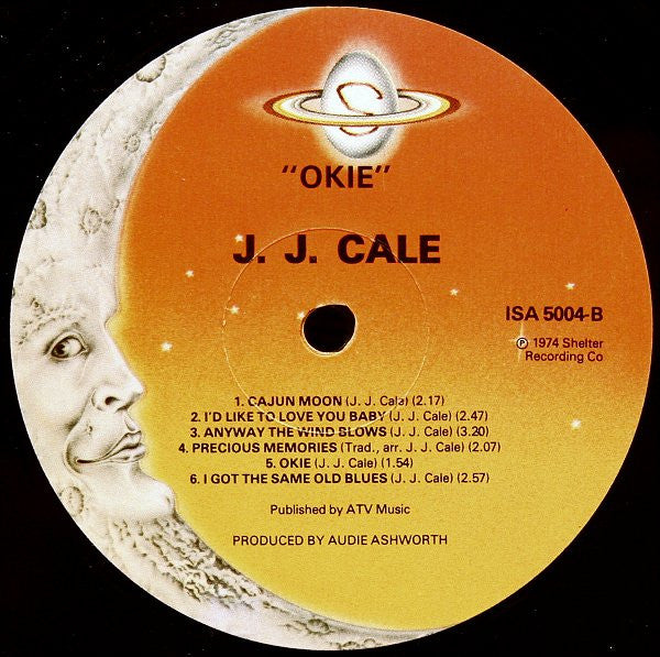J.J. Cale – Okie LP vinyl record, image 4 of 4