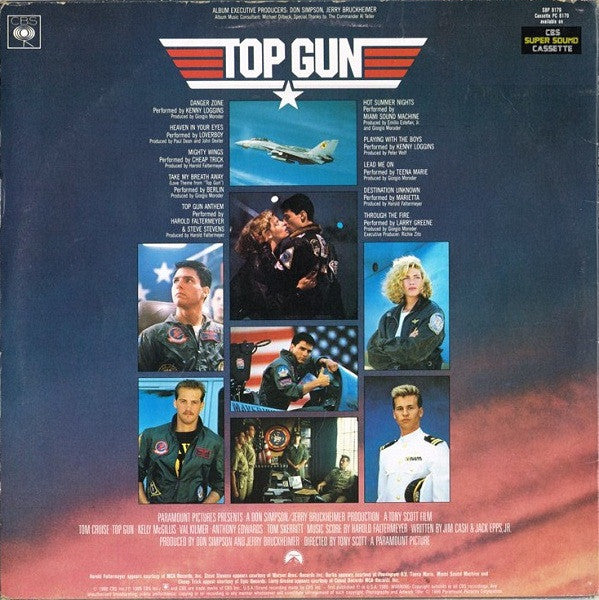 Various – Top Gun (Original Motion Picture Soundtrack) LP vinyl record, image 3 of 7