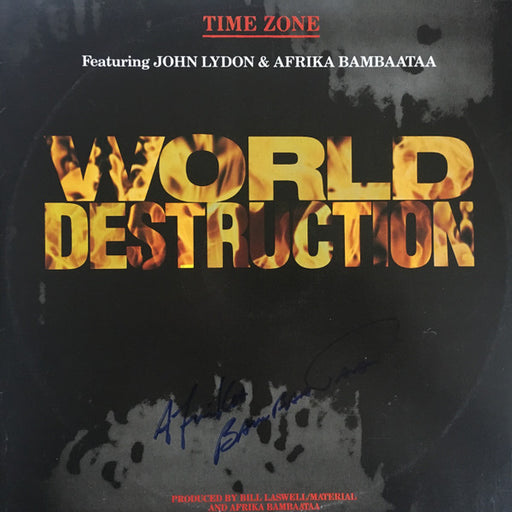 Time Zone – World Destruction 12" vinyl record, image 1 of 5