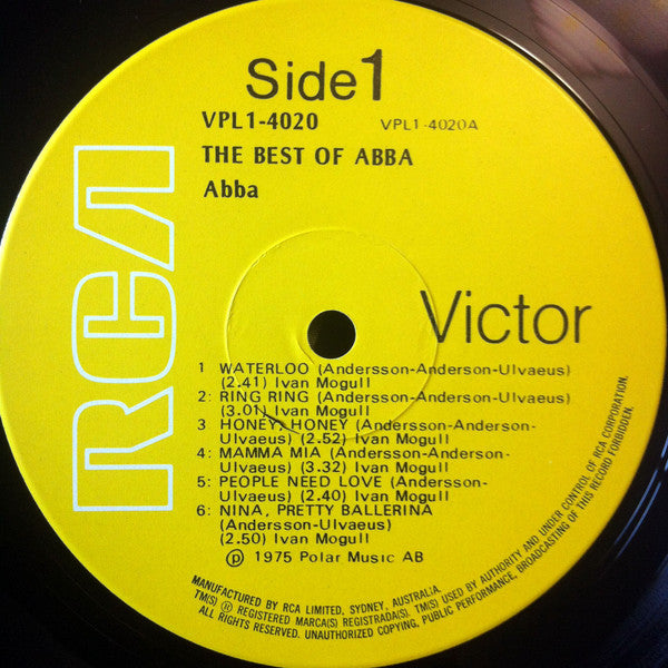 ABBA – The Best Of ABBA LP vinyl record, image 3 of 4