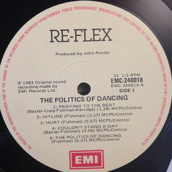 Re-Flex – The Politics Of Dancing LP vinyl record, image 5 of 6