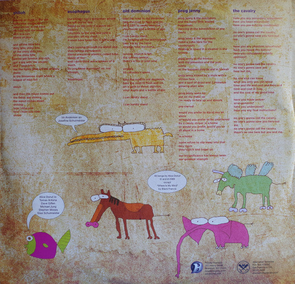 Alice Donut – Ten Glorious Animals LP vinyl record, image 5 of 7