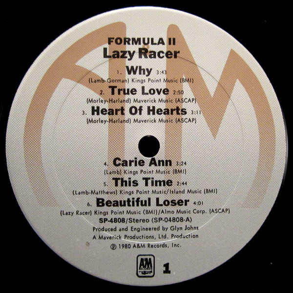 Lazy Racer – Formula II LP vinyl record, image 3 of 6