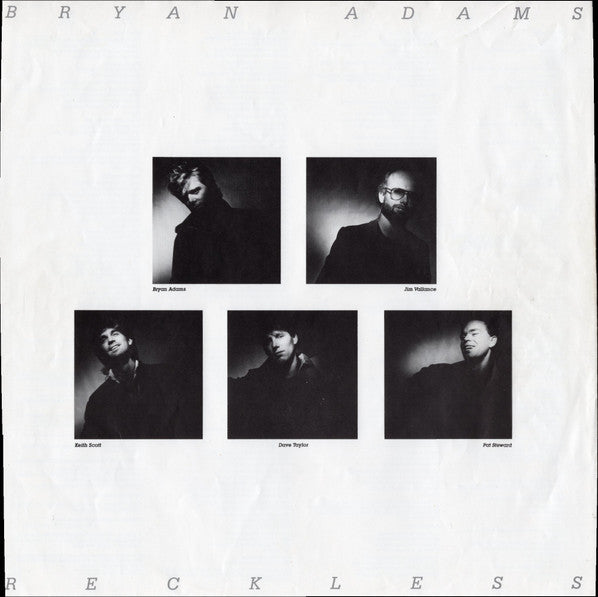 Bryan Adams – Reckless LP vinyl record, image 3 of 8