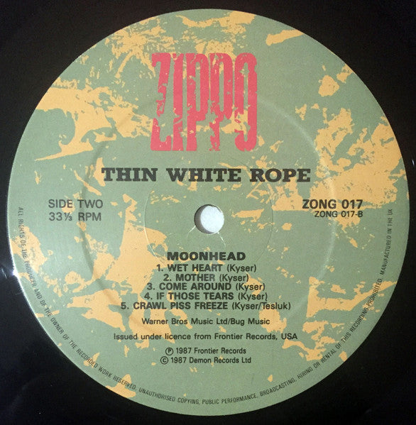 Thin White Rope – Moonhead LP vinyl record, image 4 of 6