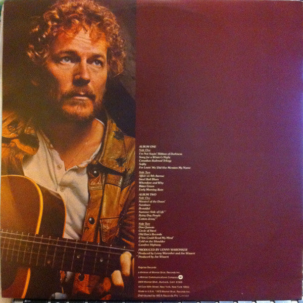 Gordon Lightfoot – Gord's Gold (2xLP) LP vinyl record, image 4 of 8