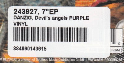 Danzig – Devils Angels 7" vinyl record, image 7 of 7