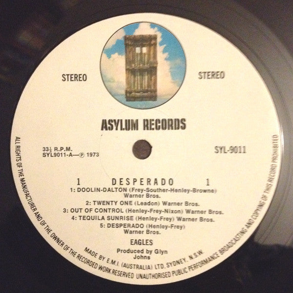 Eagles – Desperado LP vinyl record, image 3 of 4