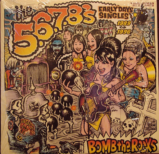 The 5.6.7.8's – Bomb The Rocks: Early Days Singles 1989 - 1996 (2xLP) LP vinyl record, image 1 of 8