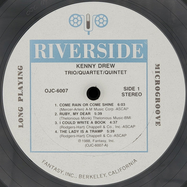 Kenny Drew – Trio/Quartet/Quintet - The Riverside Collection LP vinyl record, image 3 of 4