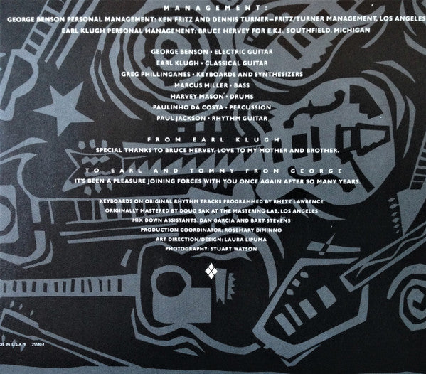 George Benson, Earl Klugh – Collaboration LP vinyl record, image 7 of 9