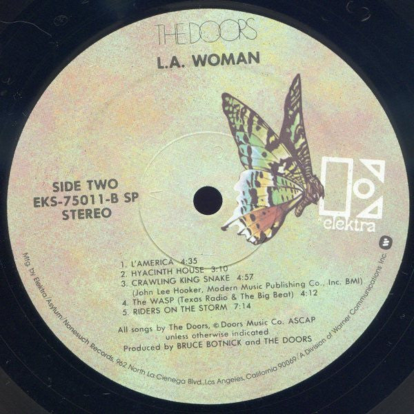 The Doors – L.A. Woman LP vinyl record, image 4 of 4