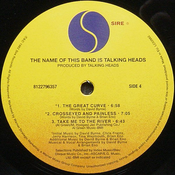 Talking Heads – The Name Of This Band Is Talking Heads (2xLP) LP vinyl record, image 6 of 10