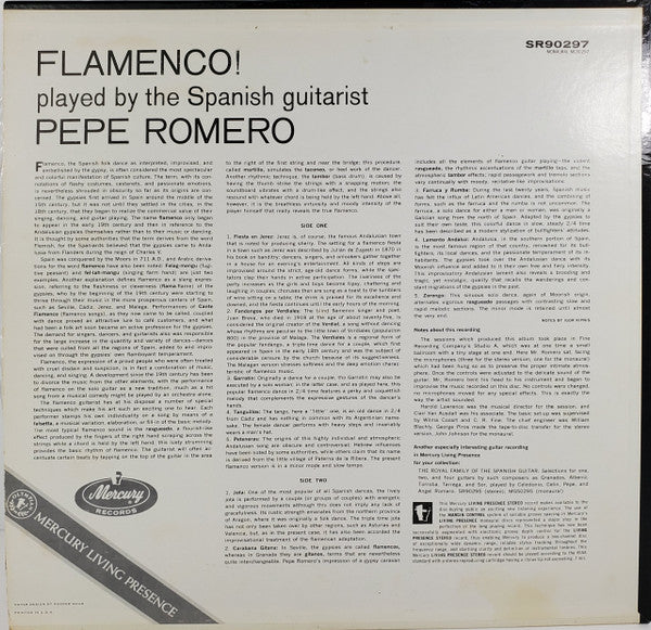 Pepe Romero – Flamenco! LP vinyl record, image 2 of 4