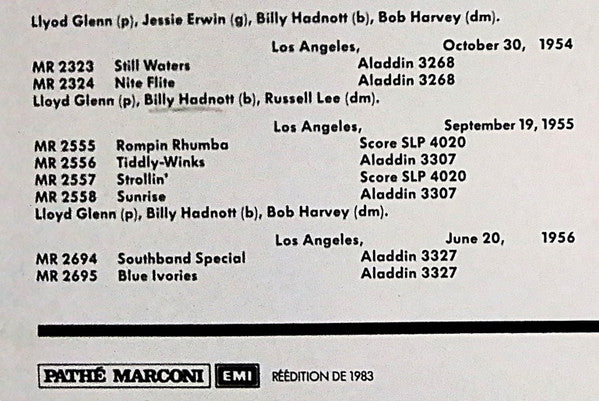 Lloyd Glenn – After Hours LP vinyl record, image 5 of 6