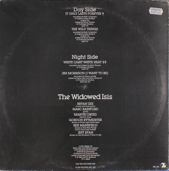 The Widowed Isis – The Widowed Isis 12" vinyl record, image 2 of 4