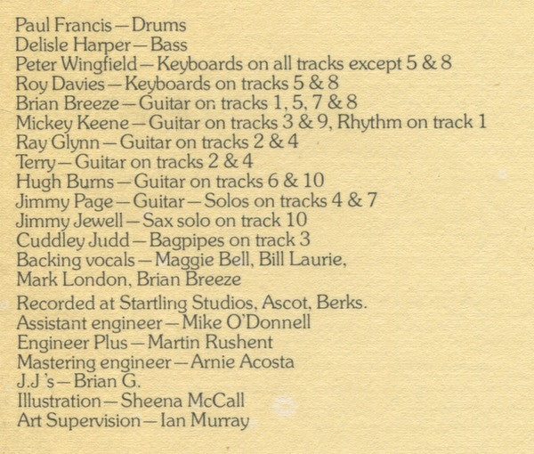 Maggie Bell – Suicide Sal LP vinyl record, image 5 of 6