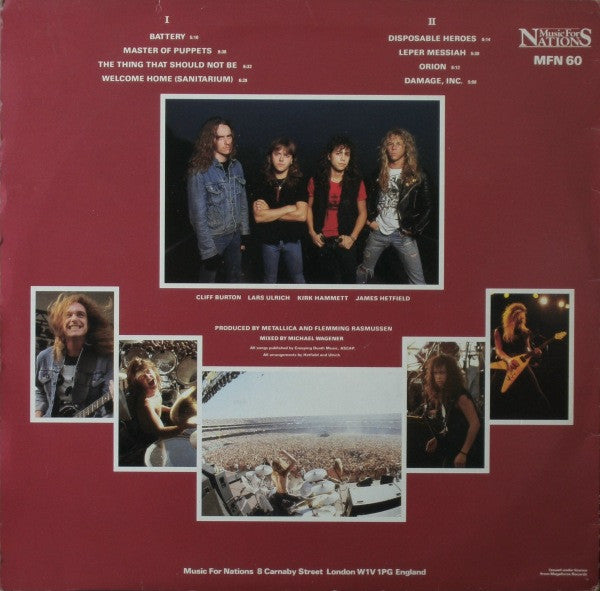 Metallica – Master Of Puppets LP vinyl record, image 2 of 8