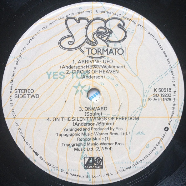 Yes – Tormato LP vinyl record, image 4 of 7