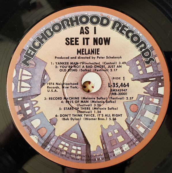 Melanie – As I See It Now LP vinyl record, image 5 of 6
