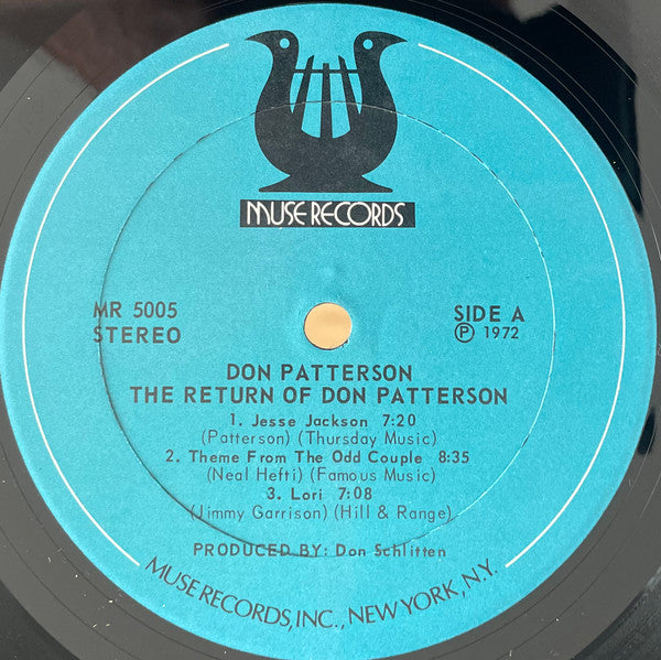 Don Patterson – The Return Of Don Patterson LP vinyl record, image 3 of 4