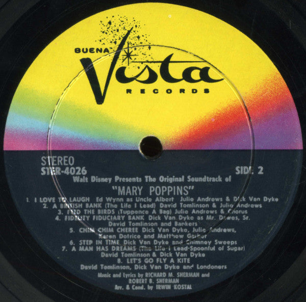 Various – Mary Poppins: Original Cast Soundtrack LP vinyl record, image 4 of 8