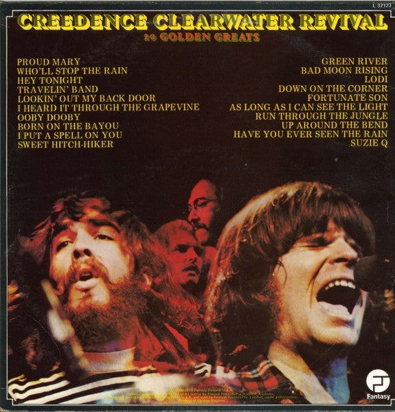 Creedence Clearwater Revival – 20 Golden Greats LP vinyl record, image 2 of 4