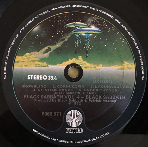 Black Sabbath – Black Sabbath Vol 4 LP vinyl record, image 5 of 5