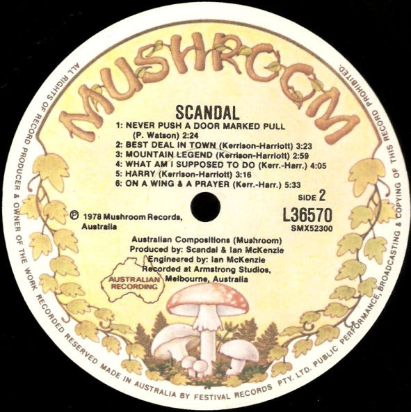 Scandal – Scandal LP vinyl record, image 6 of 6