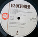 U2 – October LP vinyl record, image 7 of 9