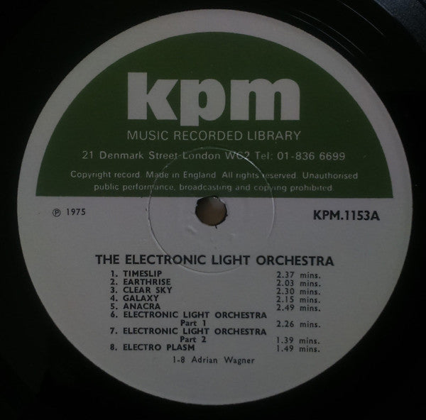 Adrian Wagner – The Electronic Light Orchestra LP vinyl record, image 3 of 4