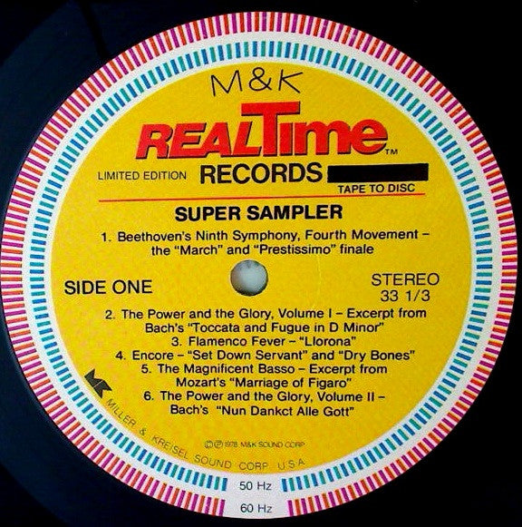 Various – Super Sampler LP vinyl record, image 3 of 4