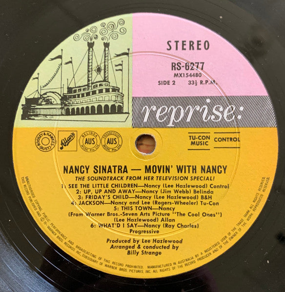 Nancy Sinatra – Movin' With Nancy LP vinyl record, image 4 of 4
