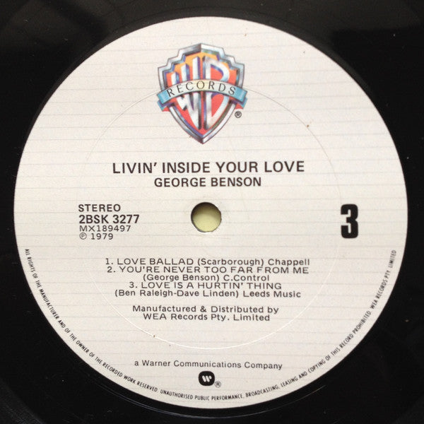George Benson – Livin' Inside Your Love (2xLP) LP vinyl record, image 7 of 8