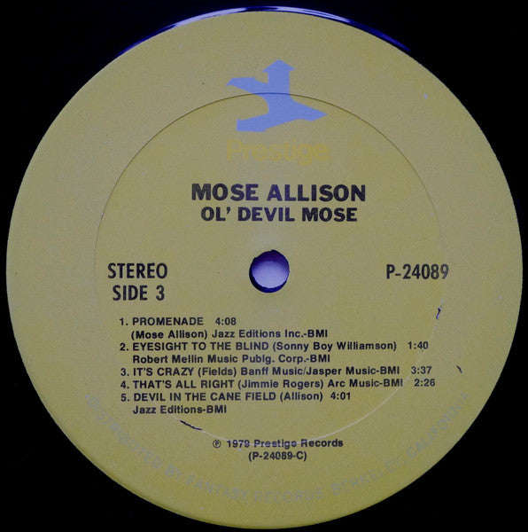 Mose Allison – Ol' Devil Mose (2xLP) LP vinyl record, image 7 of 8