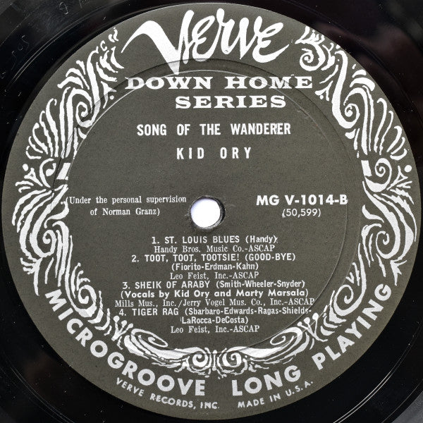 Kid Ory – Song Of The Wanderer LP vinyl record, image 4 of 4