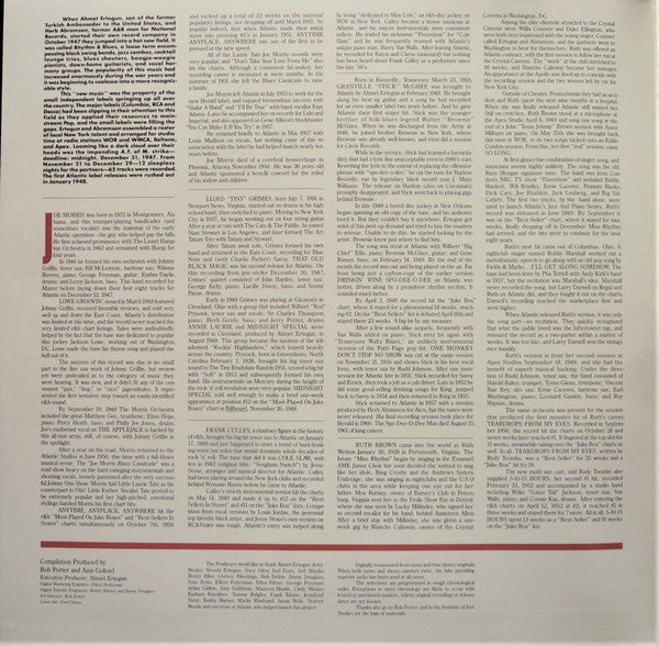 Various – Atlantic Rhythm And Blues 1947-1974 (Volume 1 1947-1952) (2xLP) LP vinyl record, image 2 of 8