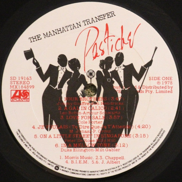 The Manhattan Transfer – Pastiche LP vinyl record, image 5 of 6