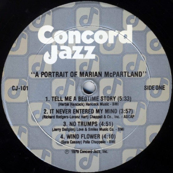 Marian McPartland – Portrait Of Marian McPartland LP vinyl record, image 3 of 4