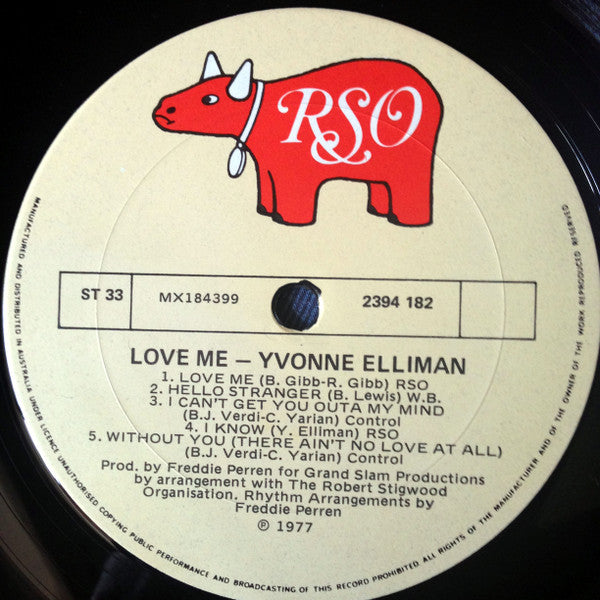 Yvonne Elliman – Love Me LP vinyl record, image 4 of 5