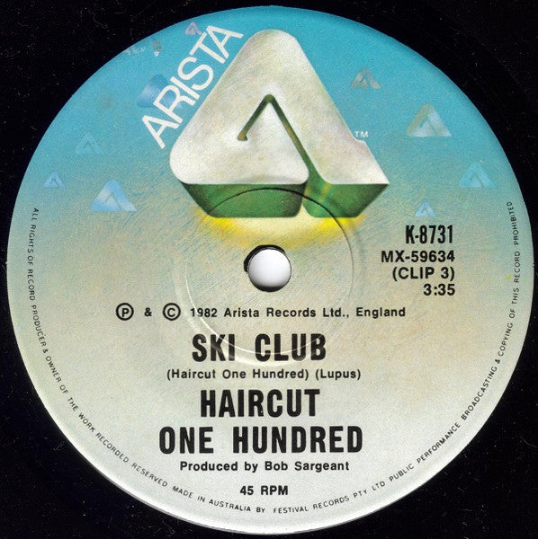 Haircut One Hundred – Fantastic Day 7" vinyl record, image 4 of 4