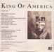 The Costello Show, The Attractions, The Confederates – King Of America LP vinyl record, image 2 of 6