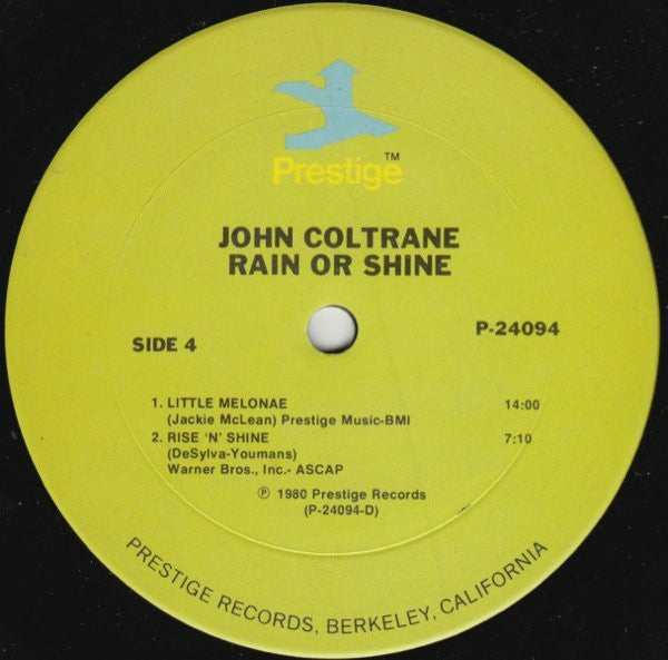John Coltrane – Rain Or Shine (2xLP) LP vinyl record, image 7 of 7