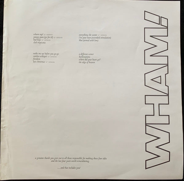 Wham! – The Final (2xLP) LP vinyl record, image 9 of 10