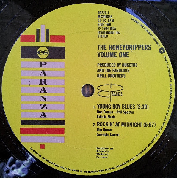 The Honeydrippers – Volume One 12" vinyl record, image 4 of 4