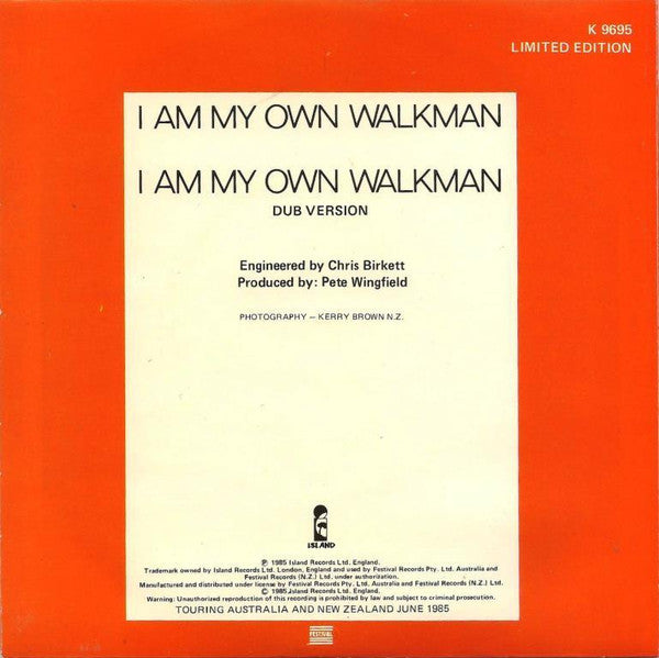 Michael Winslow – I Am My Own Walkman 7" vinyl record, image 2 of 4