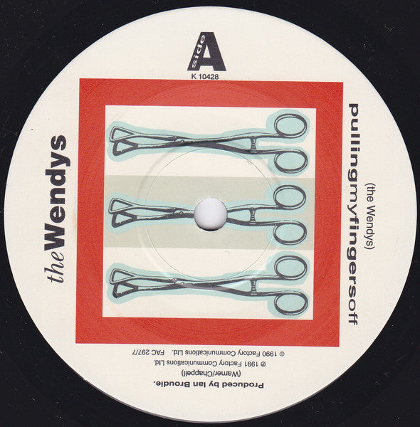 The Wendys – Pulling My Fingers Off 7" vinyl record, image 3 of 4