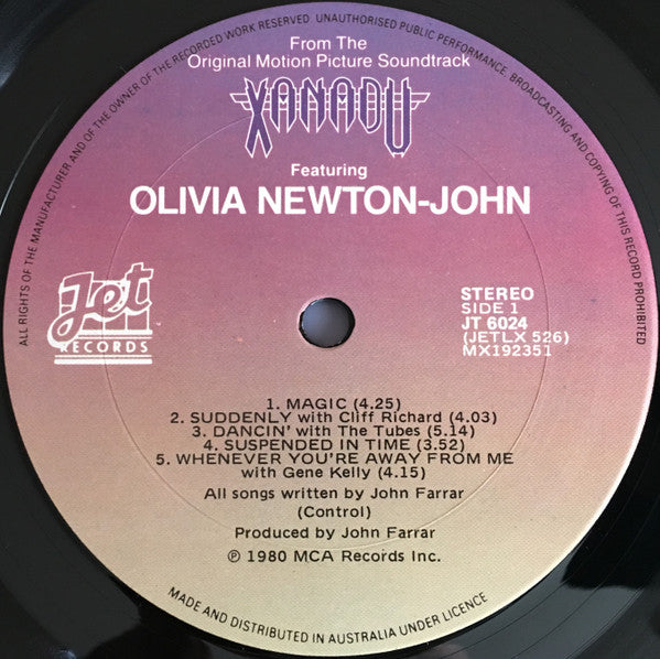 Olivia Newton-John, Electric Light Orchestra – Xanadu (From The Original Motion Picture Soundtrack) LP vinyl record, image 4 of 8