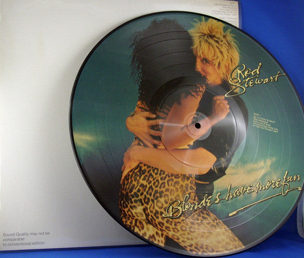 Rod Stewart – Blondes Have More Fun LP vinyl record, image 5 of 5