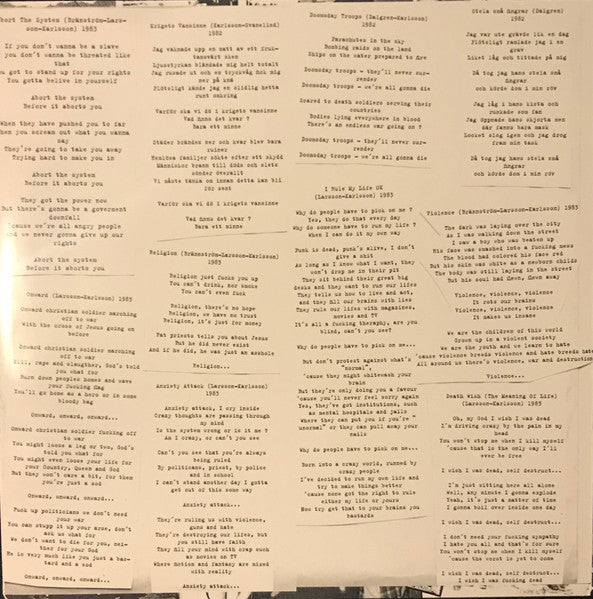 Ernst And The Edsholm Rebels – System Failure... ... Abort And Retry LP vinyl record, image 4 of 6